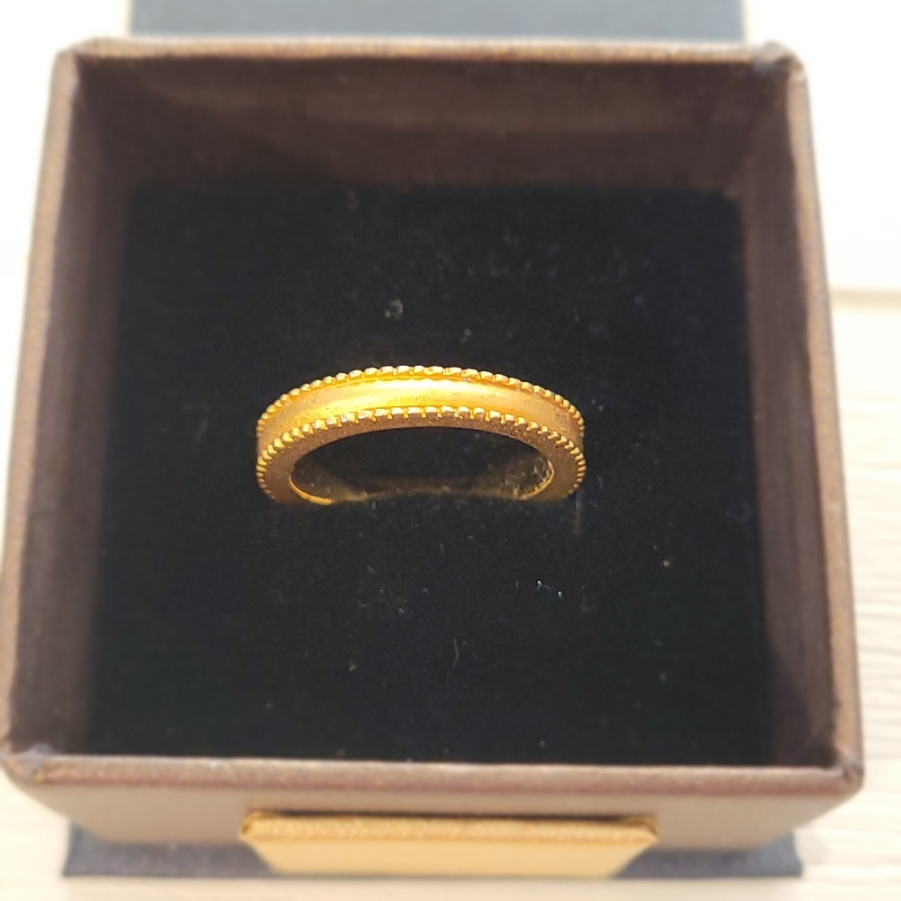 18kt Gold over Sterling Silver Stackable Ring